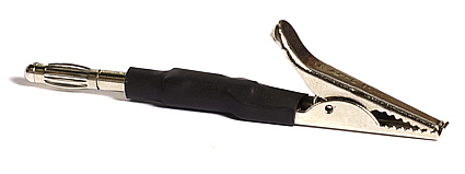 Crocodile clip for use with the Ion-Stream Commercial jewellery cleaner